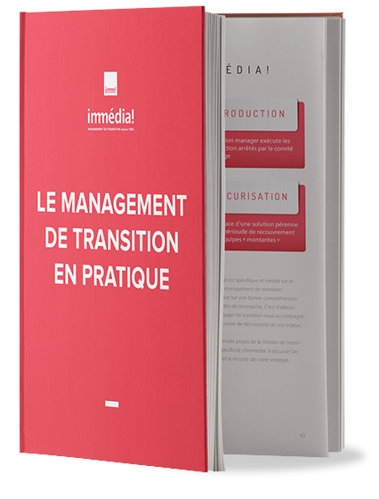 Livre et docummentation sur le management de transition par Immédia!