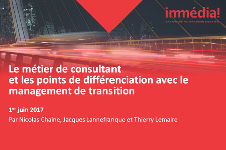 Le métier de consultant